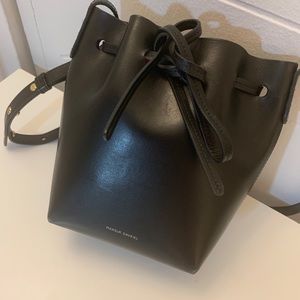Mansur Gavriel Mini Mini Black Bucket Bag